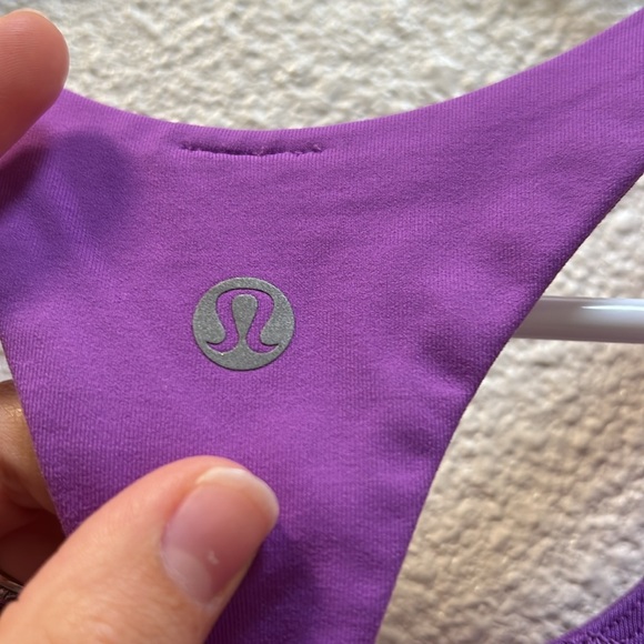 Lululemon Circuit Breaker Bra Moonlit Magenta Sz 6 - Picture 5 of 6